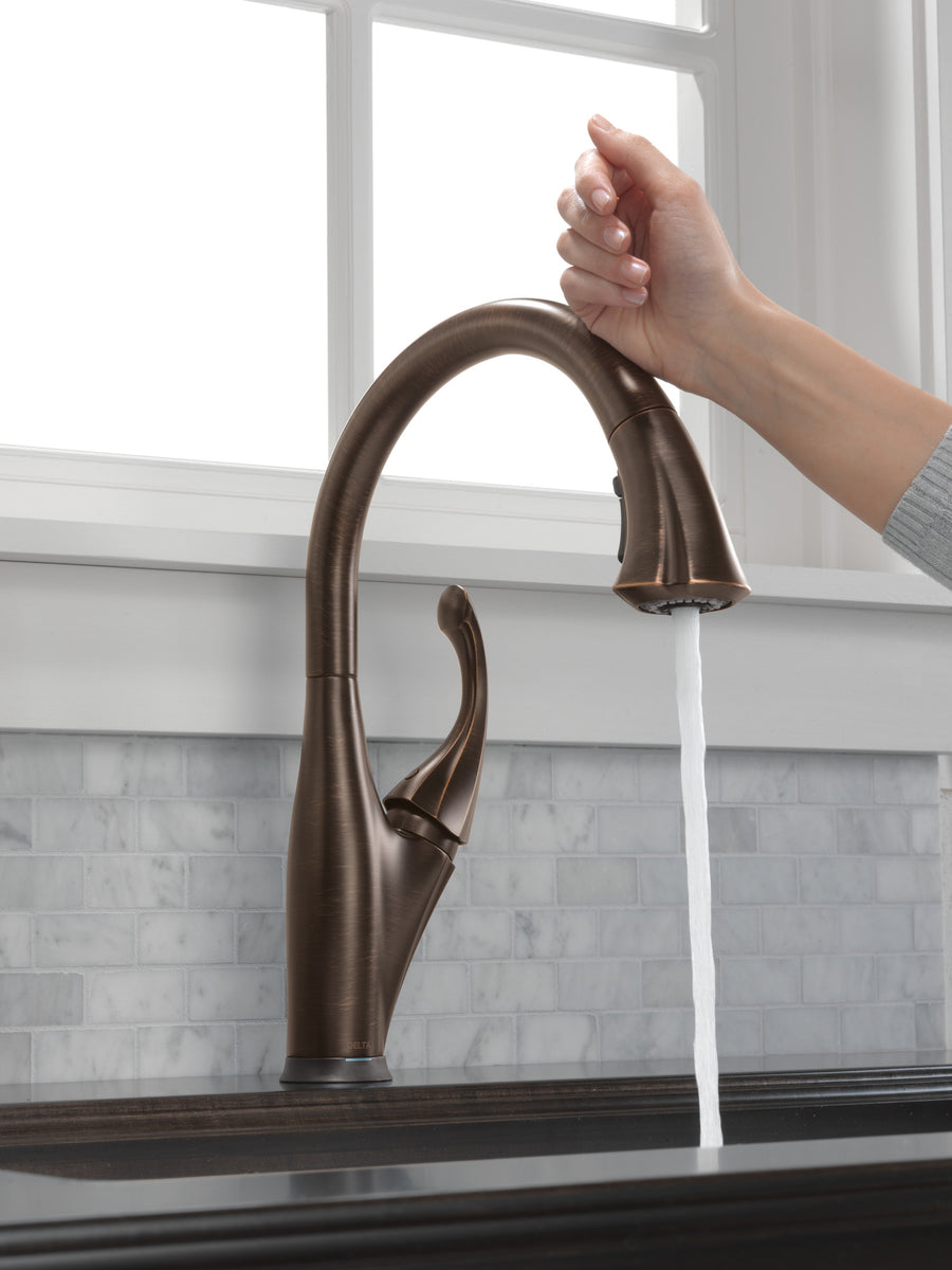 Addison Pull-Down Kitchen Faucet in Venetian Bronze with Touch Tech