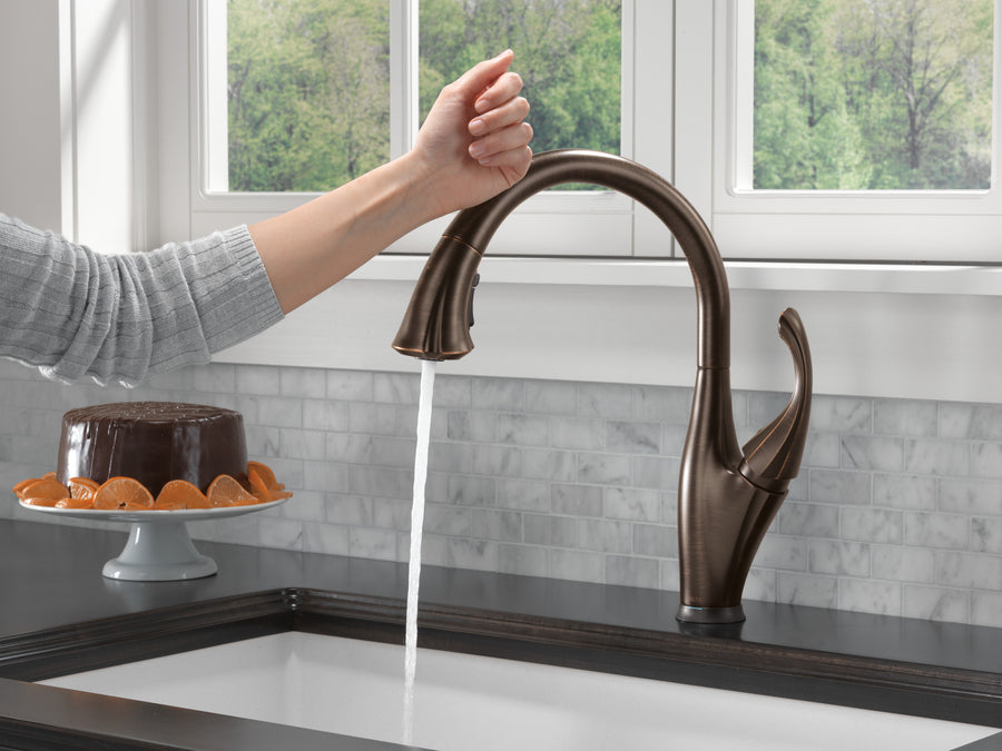 Addison Pull-Down Kitchen Faucet in Venetian Bronze with Touch Tech