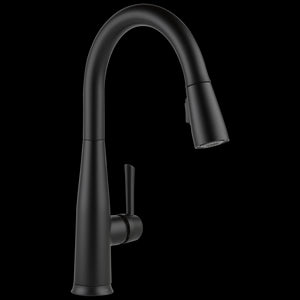Essa Pull-Down Kitchen Faucet in Matte Black with Touch Tech