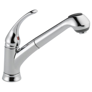 Foundations Pull-Out Kitchen Faucet in Chrome 