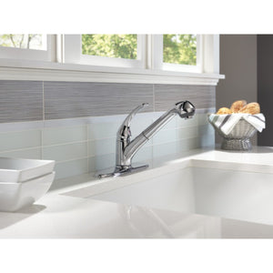Foundations Pull-Out Kitchen Faucet in Chrome 