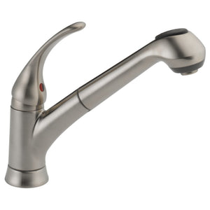 Foundations Pull-Out Kitchen Faucet in Stainless