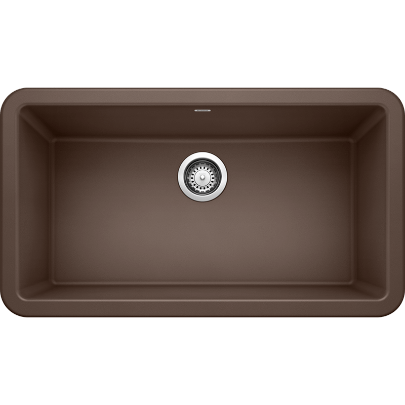 Ikon 32.31' Granite Single-Basin Farmhouse Apron Kitchen Sink in Cafe Brown (32.31' x 18.31' x 9.25')