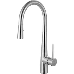 Pull-Down Kitchen Faucet in Stainless Steel - 15.19'