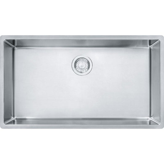 Cube 31.56" Stainless Steel Single Basin Kitchen Sink with 36" Minimum Cabinet Length