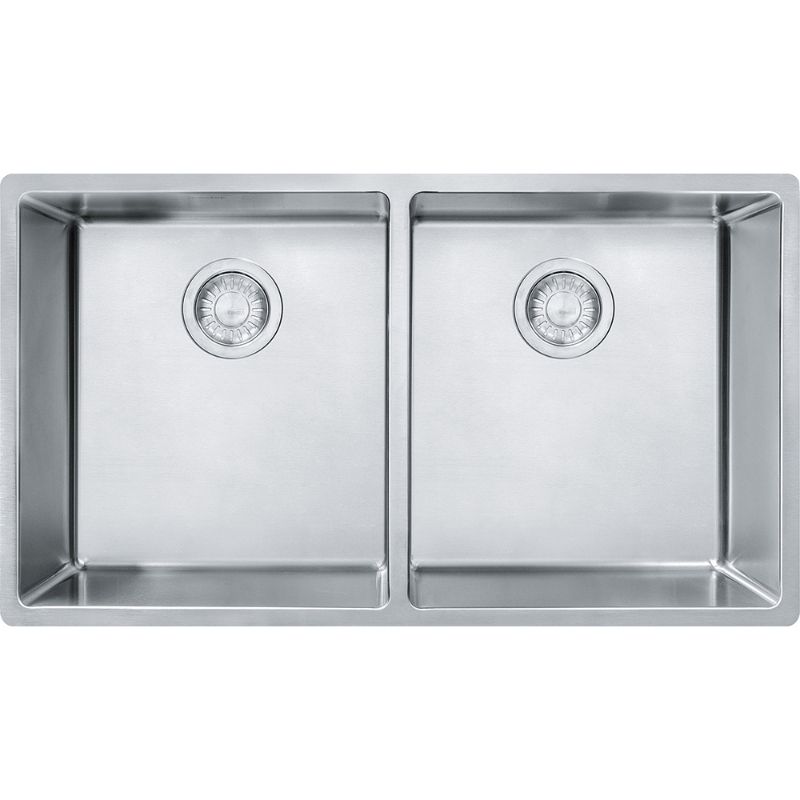 Cube 31.5' x 17.75' Stainless Steel Double Basin Kitchen Sink