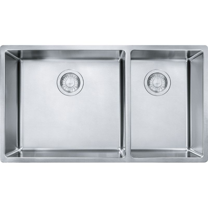 Cube 31.56' x 17.75' Stainless Steel Double Basin Kitchen Sink