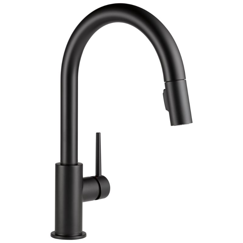 Trinsic Pull-Down Kitchen Faucet in Matte Black
