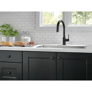 Trinsic Pull-Down Kitchen Faucet in Matte Black
