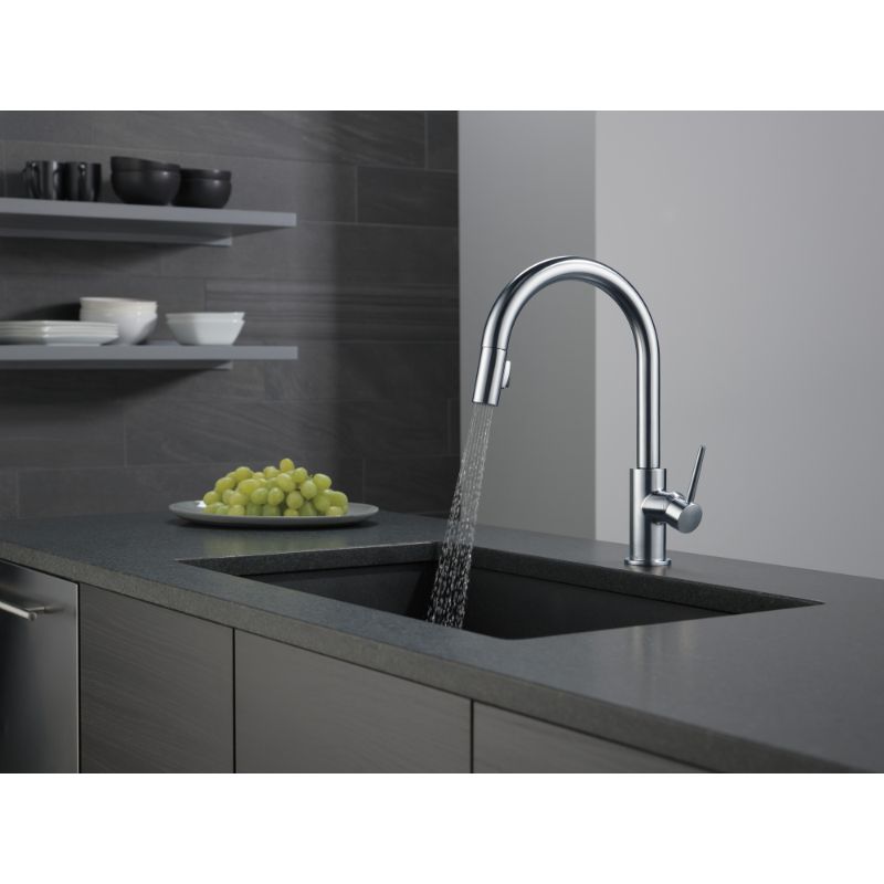 Trinsic Pull-Down Kitchen Faucet in Arctic Stainless