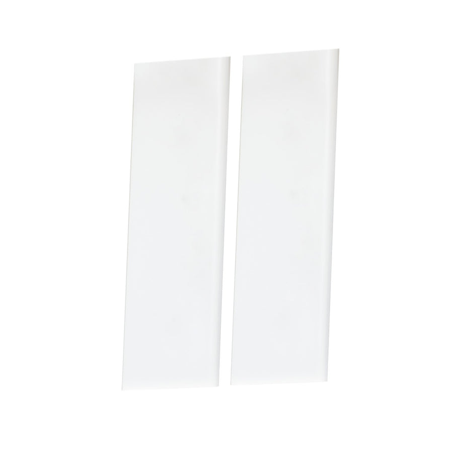 Address 1.25' x 5' Half Blank Tile with Light - White