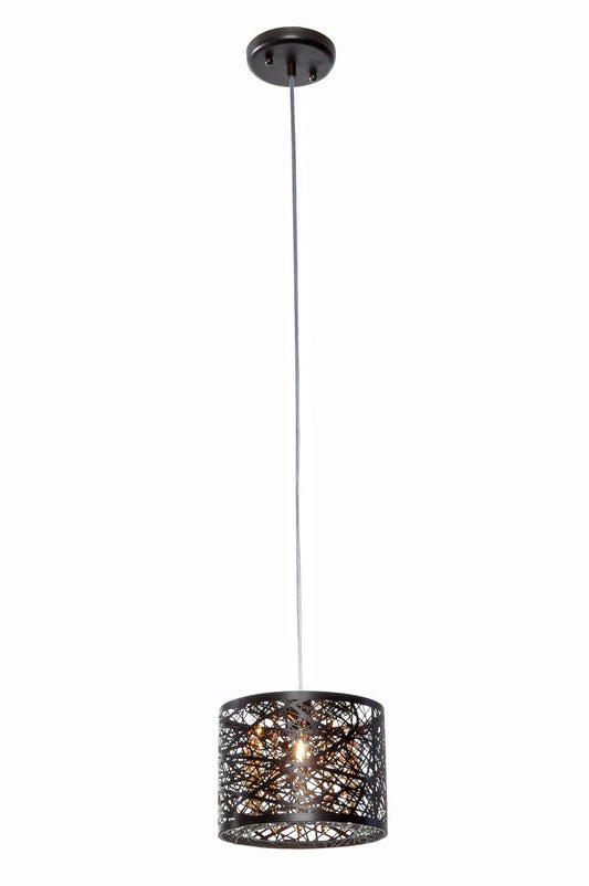 Inca 7.75" Wide 1 Light Mini-Pendant using G9 LED Bulbs in Bronze