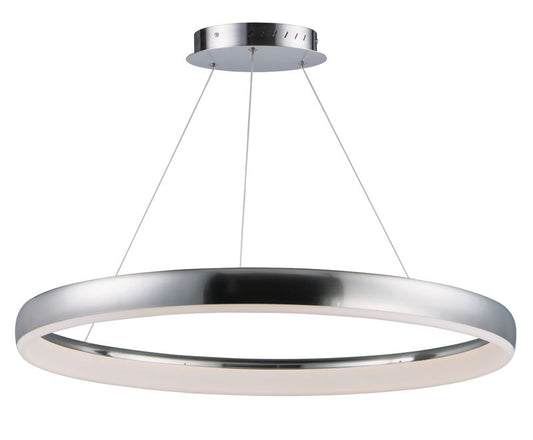 Innertube 31.5" Single Light Pendant in Satin Nickel