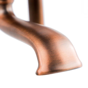 Traditional Two-Handle Tub Mounted Bathtub Faucet in Oil Rubbed Bronze