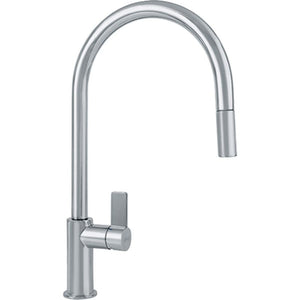Ambient Single-Handle Pull-Down Kitchen Faucet in Satin Nickel - 16.5'