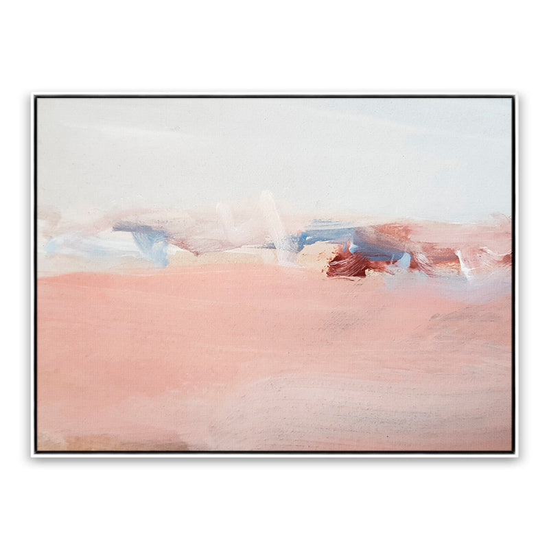 Desert Abstraction Painting on Matte Canvas By Teague Studios - 23' x 17'