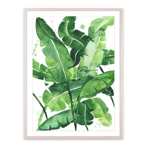 Banana Leaves Painting on Photo Paper By Teague Studios - 13' x 19'