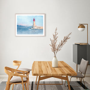 Lighthouse of Saint-Tropez Painting on Photo Paper By Teague Studios - 35' x 25'