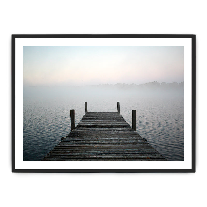 Foggy Morning Photograph By Teague Studios - 35' x 25'