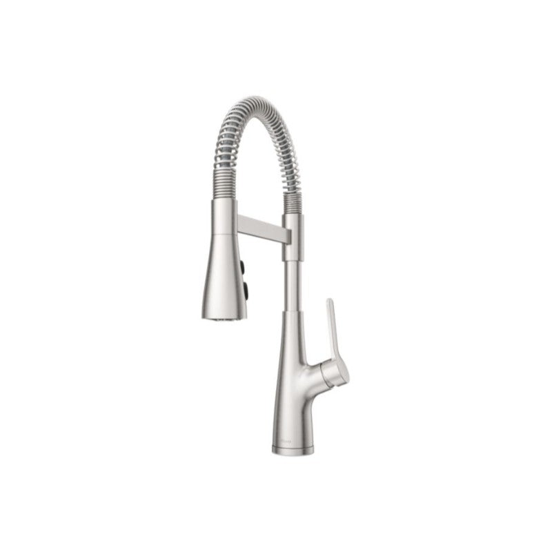 Neera Pre-Rinse Kitchen Faucet in Stainless Steel