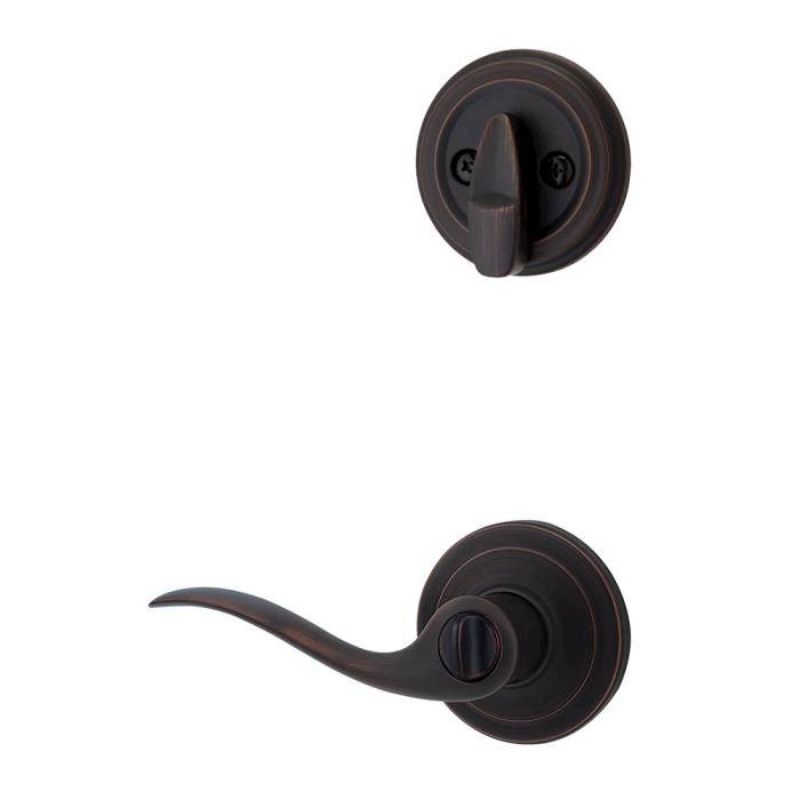 Tustin 978 Right Hand Interior Trim Single Cylinder Handle Set in Venetian Bronze