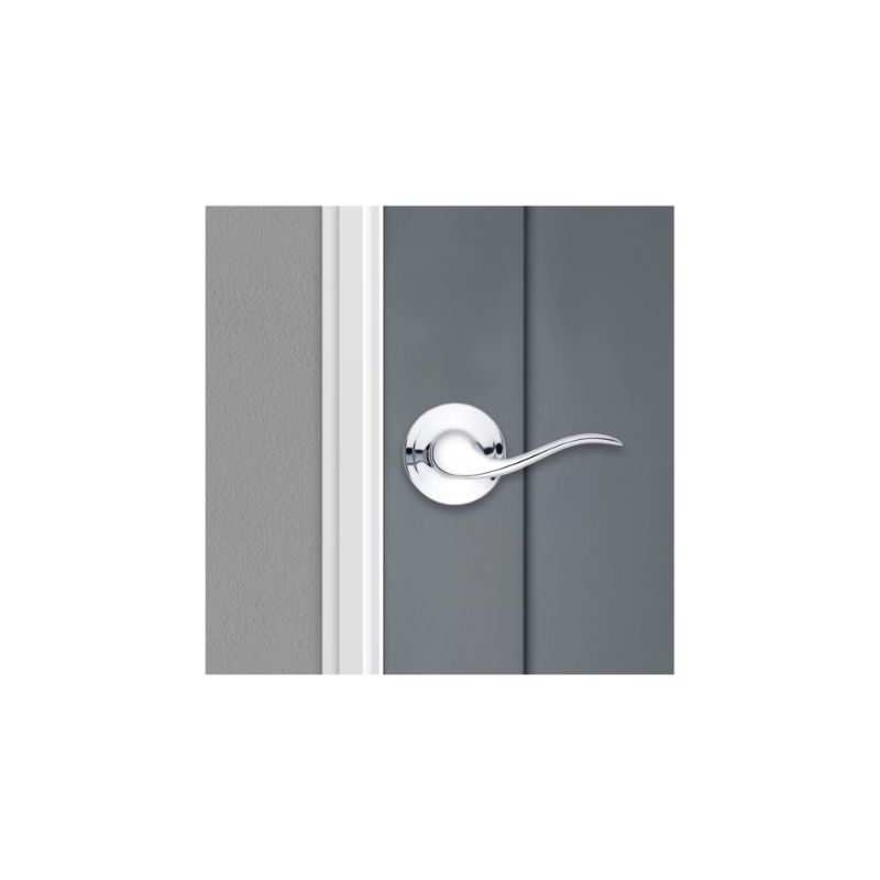Tustin Passage Lever in Polished Chrome - 6 Way Adjustable Latch