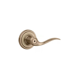 Tustin Privacy Lever in Antique Brass - 6 Way Adjustable Latch