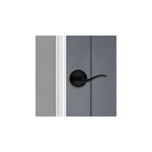 Tustin Privacy Lever in Iron Black - 6 Way Adjustable Latch