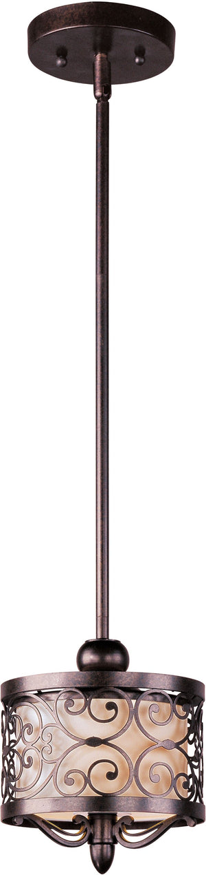 Mondrian 7.5' Single Light Mini-Pendant in Umber Bronze