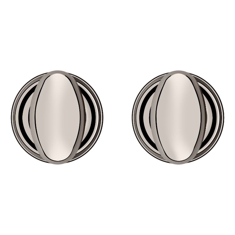 Egg Privacy Knob in Bright Polished Chrome