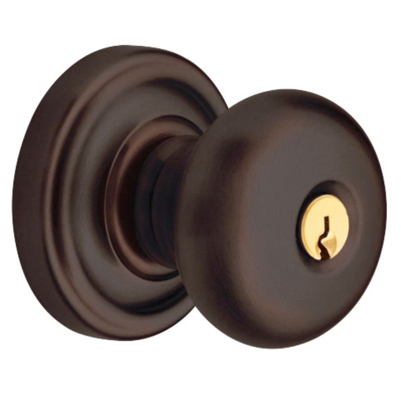 Classic 5205 Emergency Exit Entry Knob in Venetian Bronze