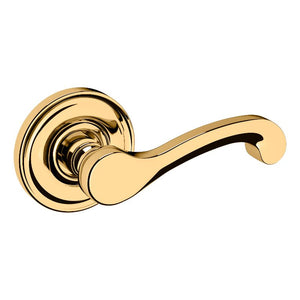 Classic Passage Lever in Lifetime Polished Brass