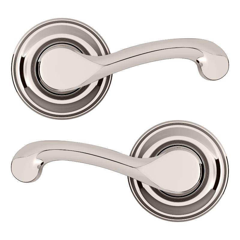 Classic Passage Lever in Lifetime Polished Nickel