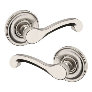 Classic Passage Lever in Satin Nickel