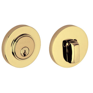 Contemporary 8244 Deadbolt in Lifetime Polished Brass