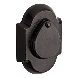 Rustic Deadbolt in Dark Bronze