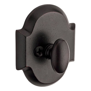 Rustic Deadbolt in Dark Bronze