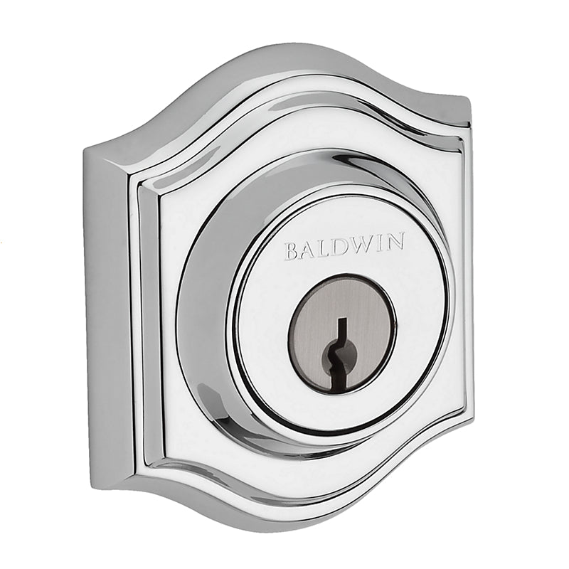 Traditional Double Cylinder Deadbolt in Bright Polished Chrome