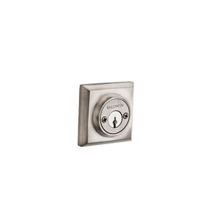 Traditional Square Deadbolt in Matte Antique Nickel