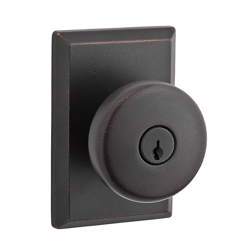 Rustic Entry Knob in Dark Bronze