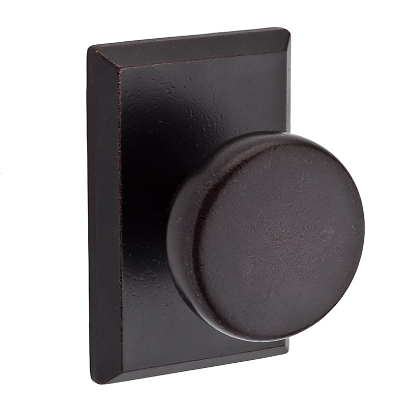 Rustic Entry Knob in Dark Bronze