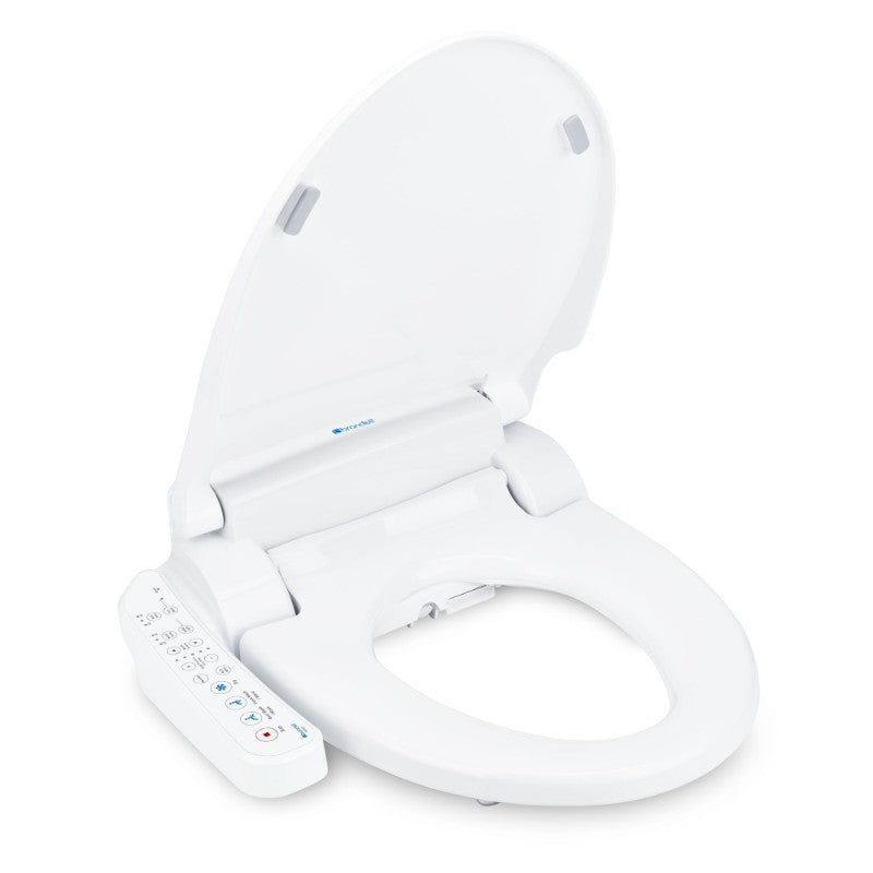 Swash Advanced Round Bidet Seat with Right Hand Control in White