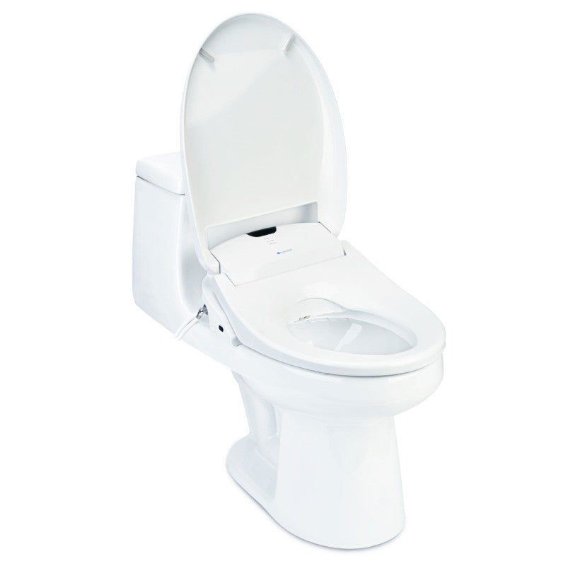 Swash Luxury Round Bidet Seat in White