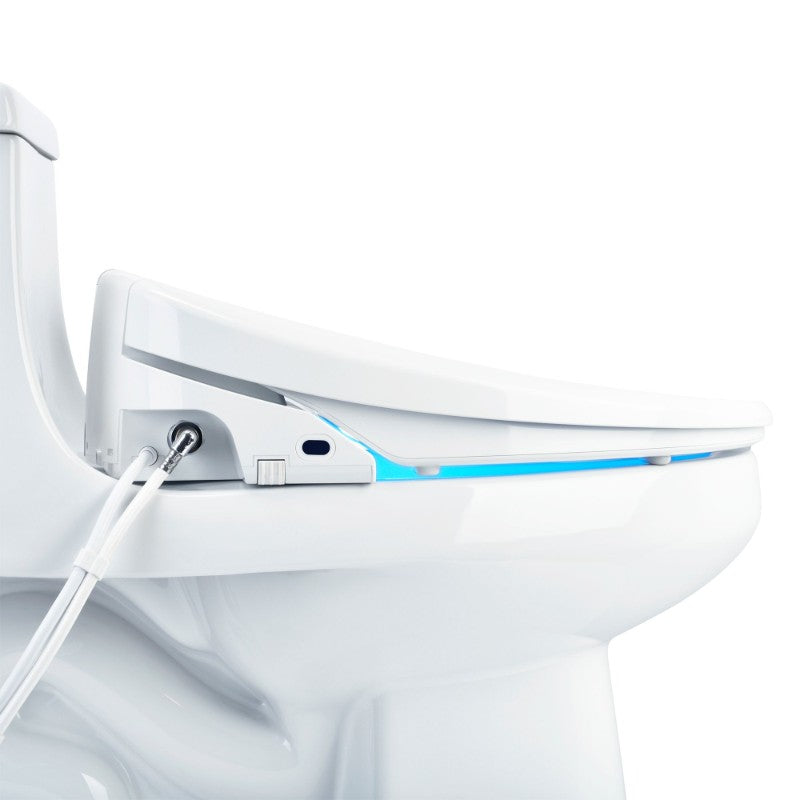 Swash Luxury Elongated Bidet Seat and Air Dryer in White