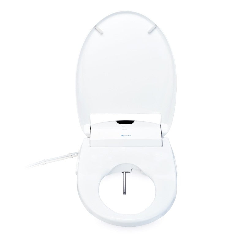 Swash Luxury Round Bidet Seat and Air Dryer in White