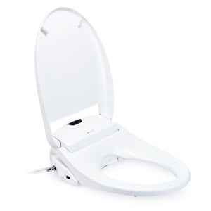 Swash Luxury Round Bidet Seat and Air Dryer in White