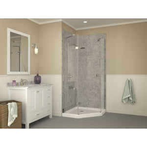 Randi 36' x 36' x 5.5' Acrylic Neo Angle Shower Base in Glossy White