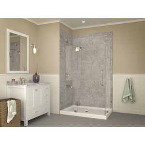 Vail 48' x 36' x 5.5' Acrylic Shower Base in Glossy White