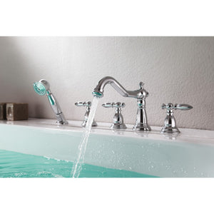 Patriarch Roman Tub Filler Faucet in Polished Chrome