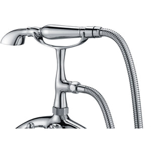 Tugela Freestanding Roman Tub Filler Faucet in Polished Chrome